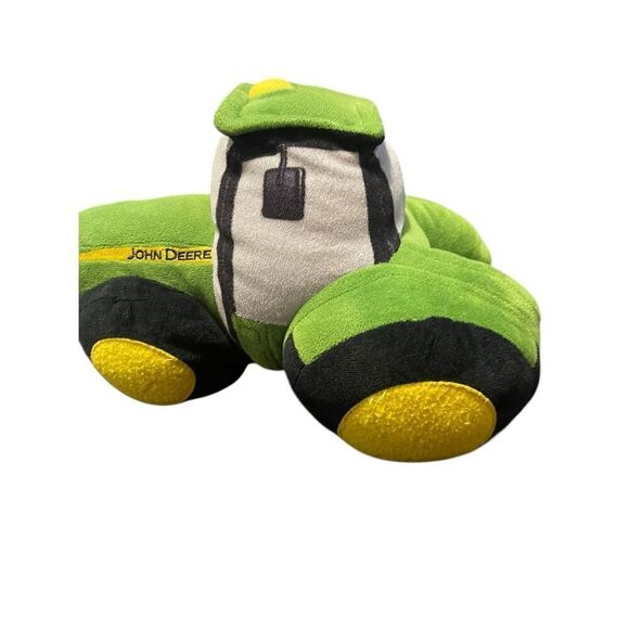 John Deere Kids Green Tractor Pillow Plush Stuffed Toy - Picture 5 of 12